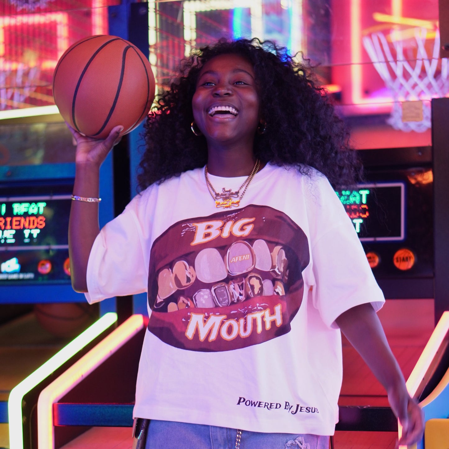 White Big Mouth (T-Shirt)