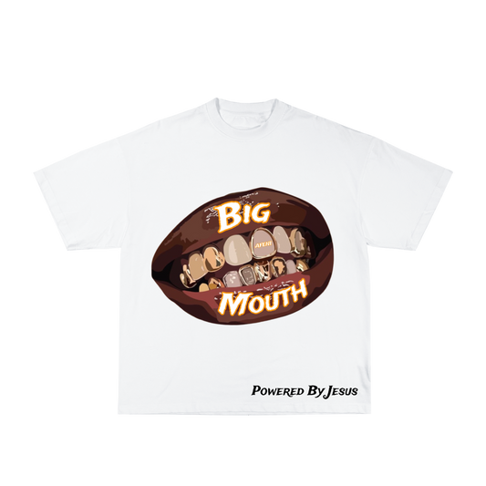 White Big Mouth (T-Shirt)